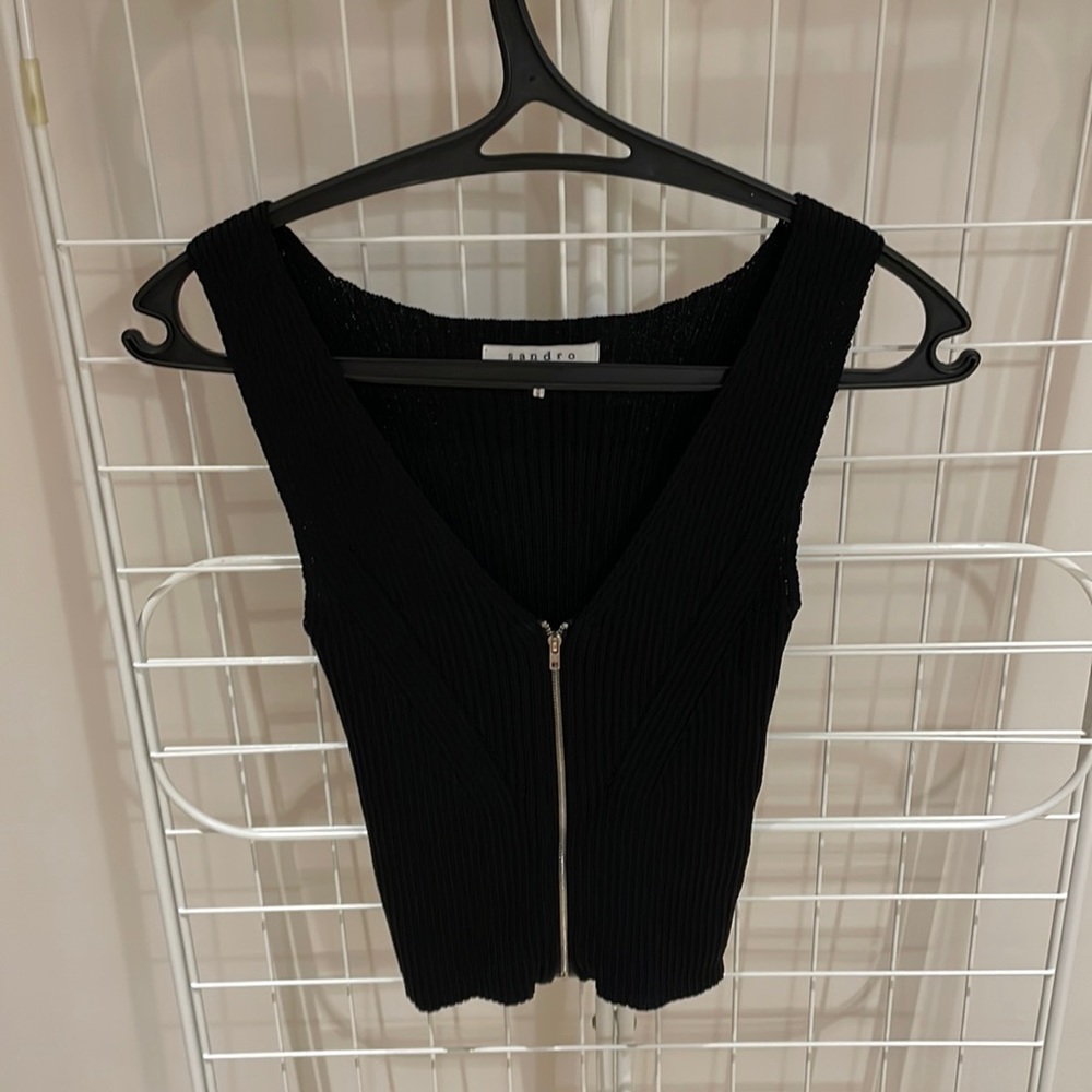 Sandro tank top size 0-2